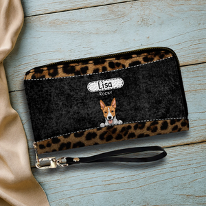 Leopard Print Pet Wallet - Personalized Pet Wallet | 89Prints