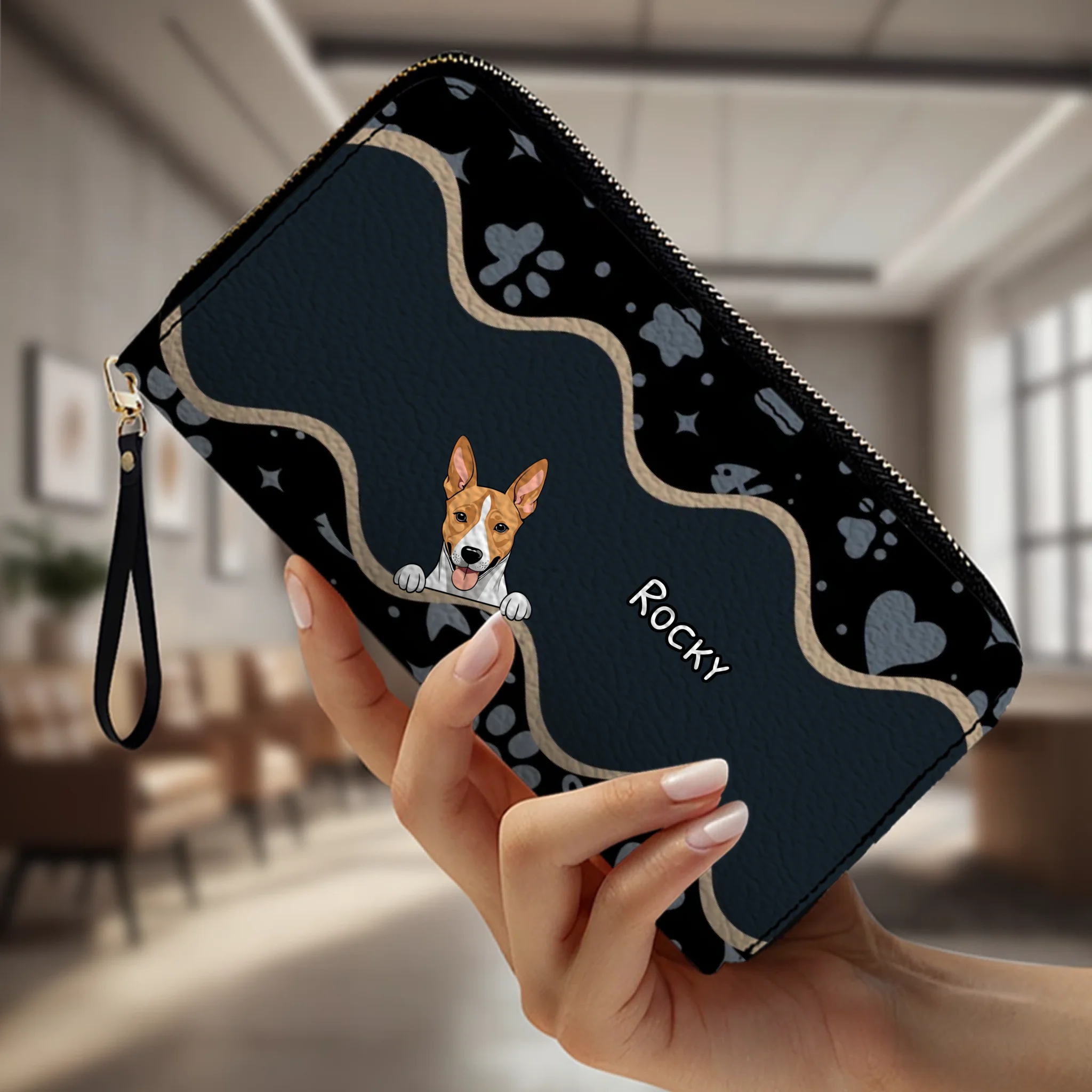 Wholesome Custom Pet Wallet – Personalized Gift for Pet Lovers | 89Prints