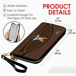 Personalized Wallet for Dog Lovers - Custom Pet Artwork Gift - 89Prints