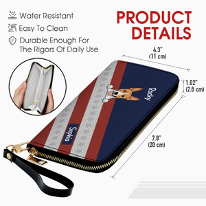 Patriotic Wallet for US Pet Owners - Show Your Pride with Custom Artwork - 89Prints