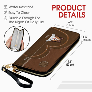 Vintage Style Custom Pet Wallet – Personalized Dog & Cat Art | 89Prints