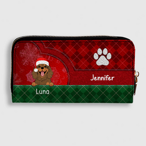 Personalized Leather Wallet – Christmas Gift for Pet Lovers | 89Prints