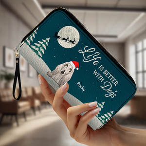 Christmas Gift Leather Wallet for Him/Her – Personalized 