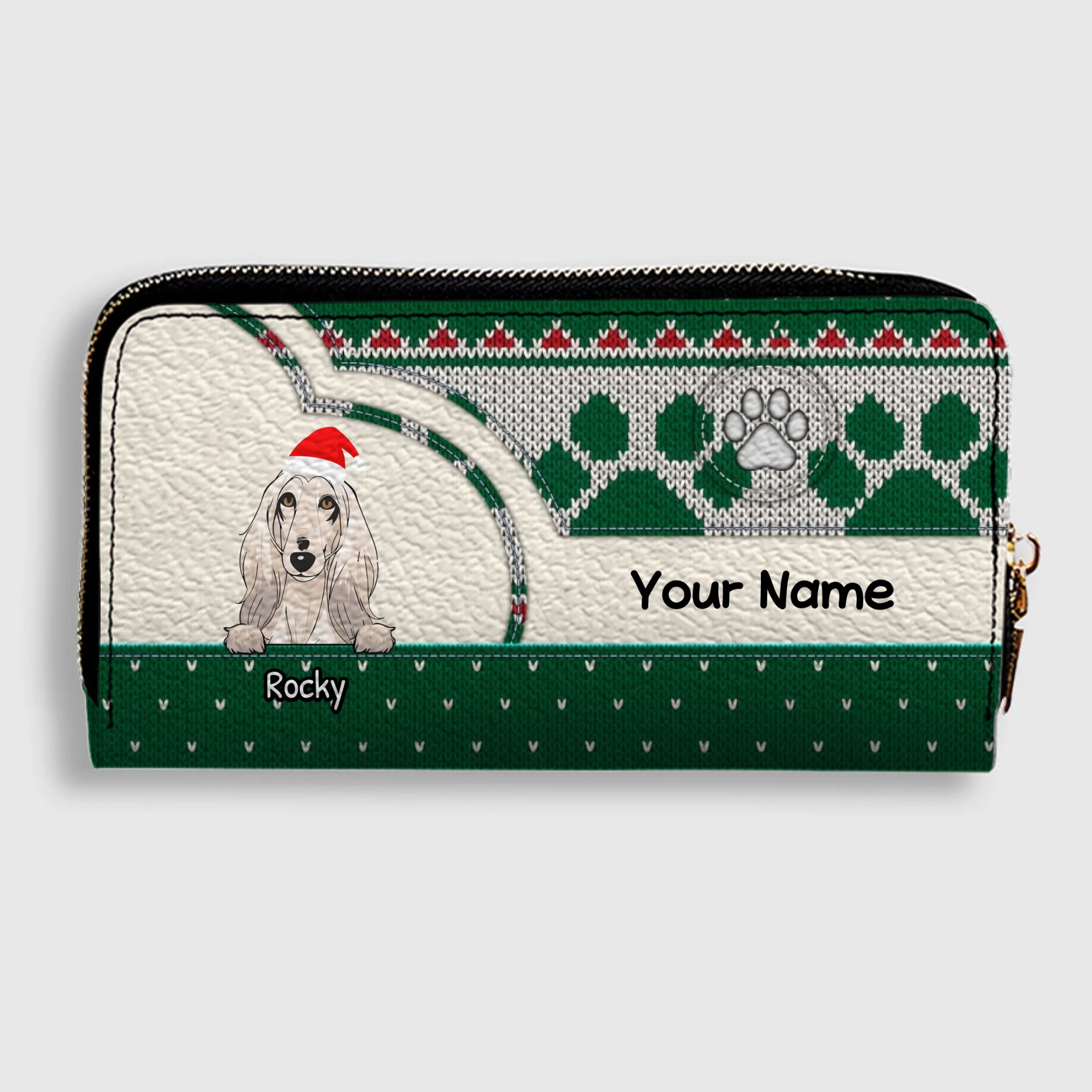 Holiday Surprise Leather Wallet – Custom Christmas Gift | 89Prints