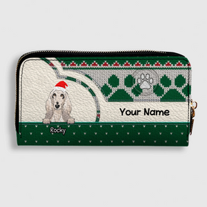 Holiday Surprise Leather Wallet – Custom Christmas Gift | 89Prints