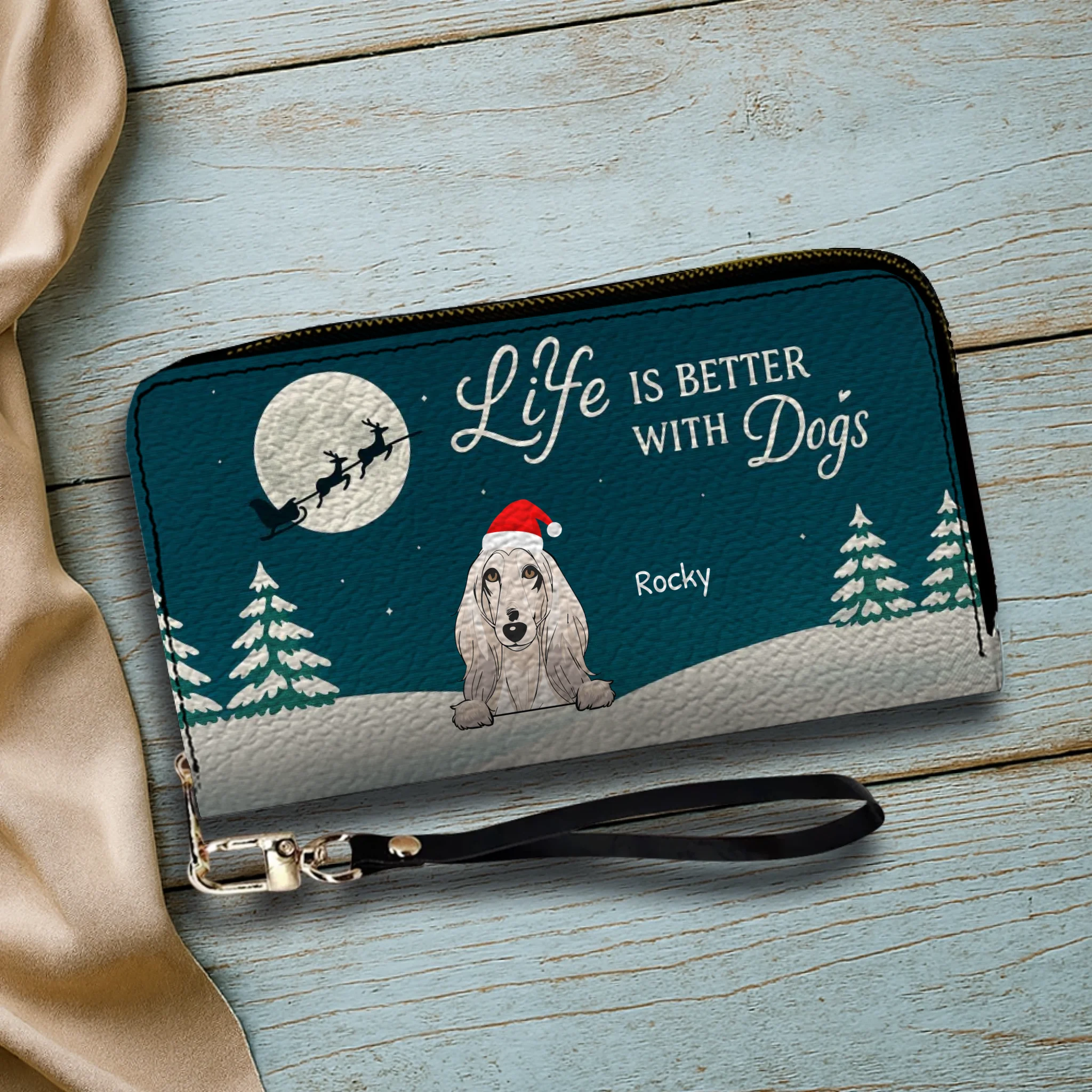 Christmas Gift Leather Wallet for Him/Her – Personalized 