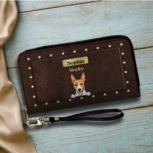 Luxury Personalized Leather Wallet for Pet Lovers – Stylish Gift - 89Prints