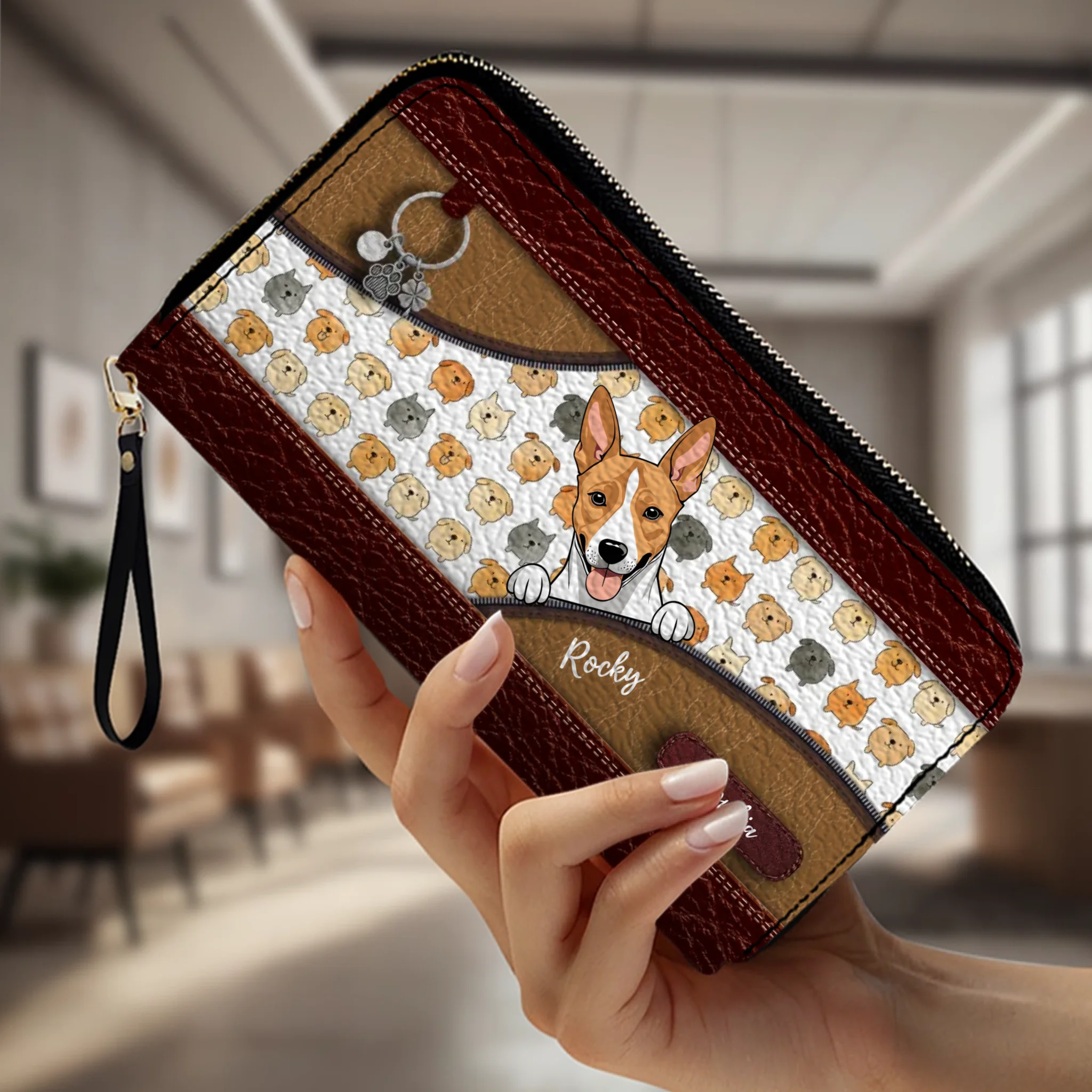 Custom Leather Wallet for Pet Lovers – Men & Women Gift - 89Prints