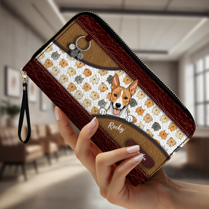 Custom Leather Wallet for Pet Lovers – Men & Women Gift - 89Prints