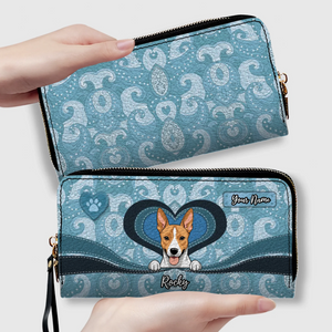 Customizable Leather Wallet for Pet Enthusiasts – Unique Gift - 89Prints