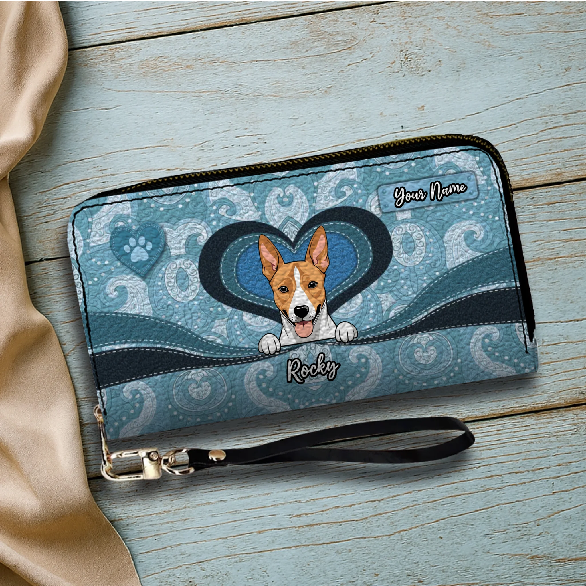 Customizable Leather Wallet for Pet Enthusiasts – Unique Gift - 89Prints