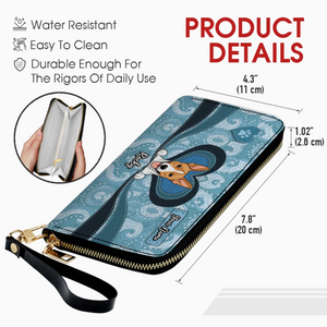 Customizable Leather Wallet for Pet Enthusiasts – Unique Gift - 89Prints