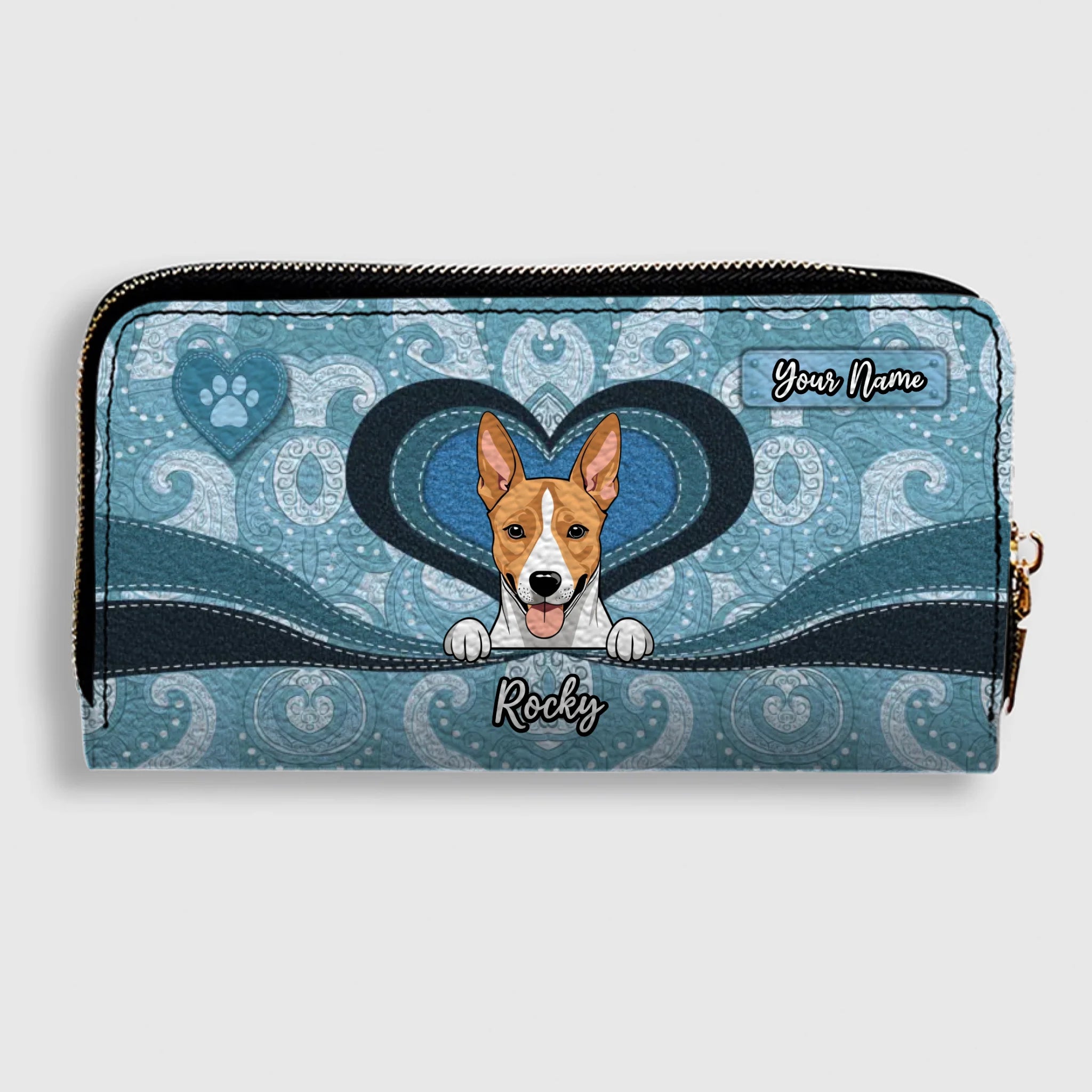 Customizable Leather Wallet for Pet Enthusiasts – Unique Gift - 89Prints