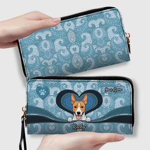 Customizable Leather Wallet for Pet Enthusiasts – Unique Gift - 89Prints