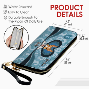 Customizable Leather Wallet for Pet Enthusiasts – Unique Gift - 89Prints