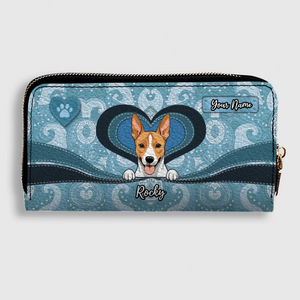 Customizable Leather Wallet for Pet Enthusiasts – Unique Gift - 89Prints