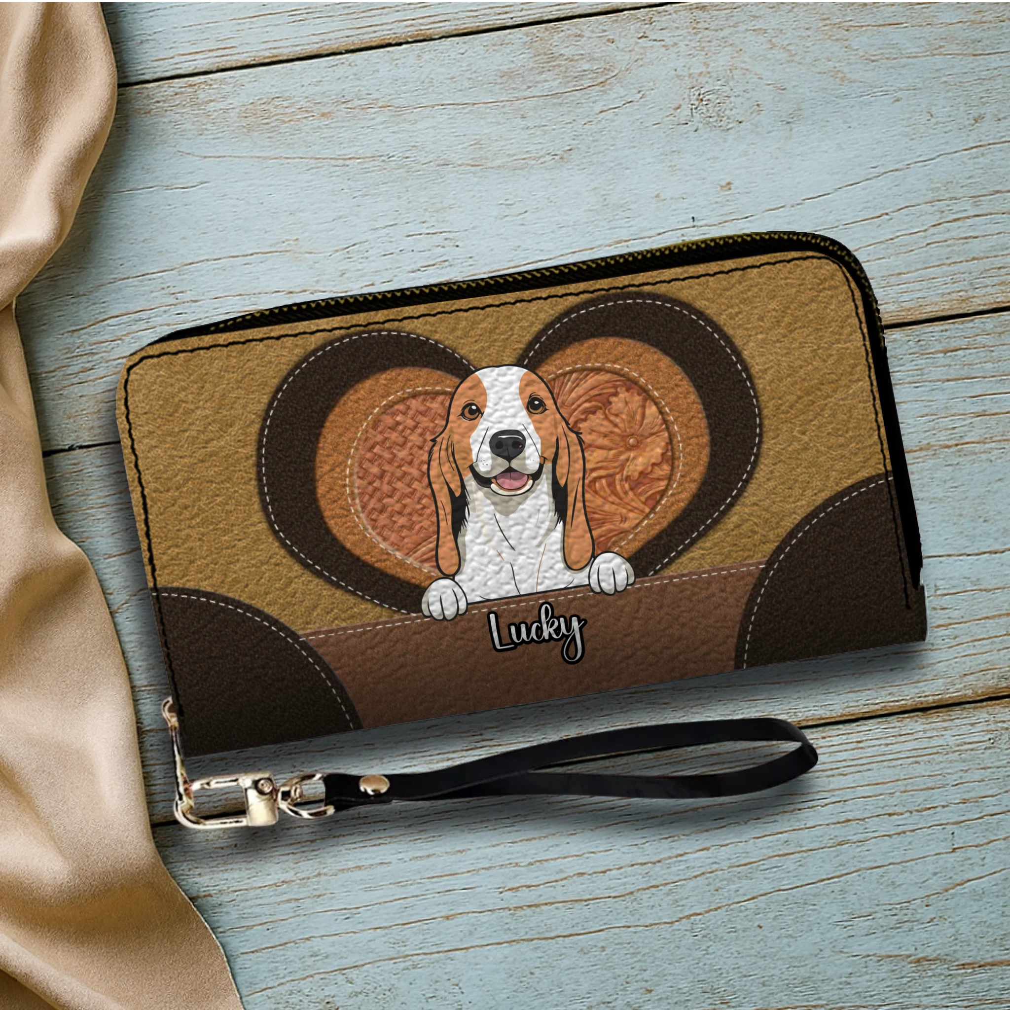 Vintage Style Custom Pet Wallet – Personalized Gift | 89Prints