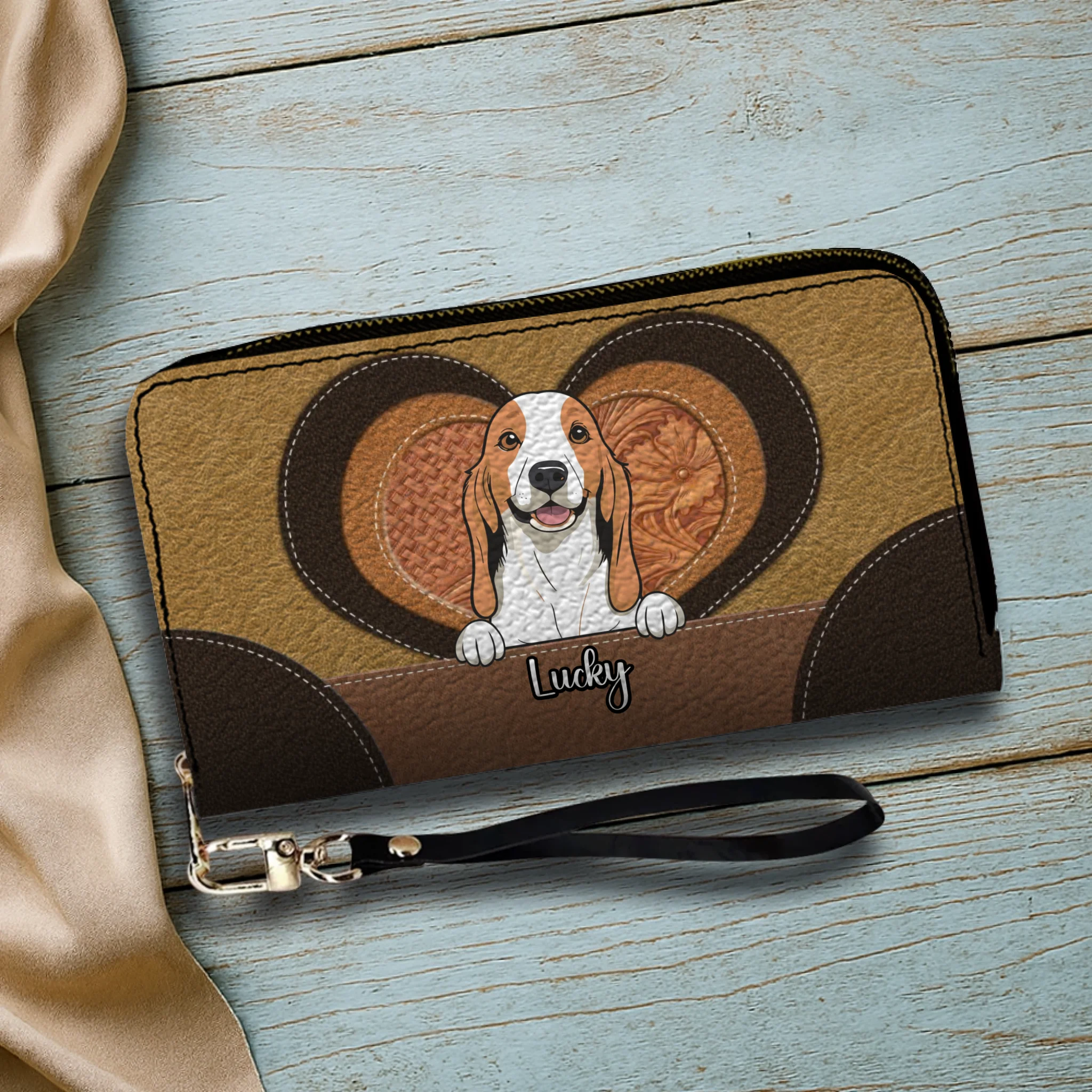 Vintage Style Custom Pet Wallet – Personalized Gift | 89Prints