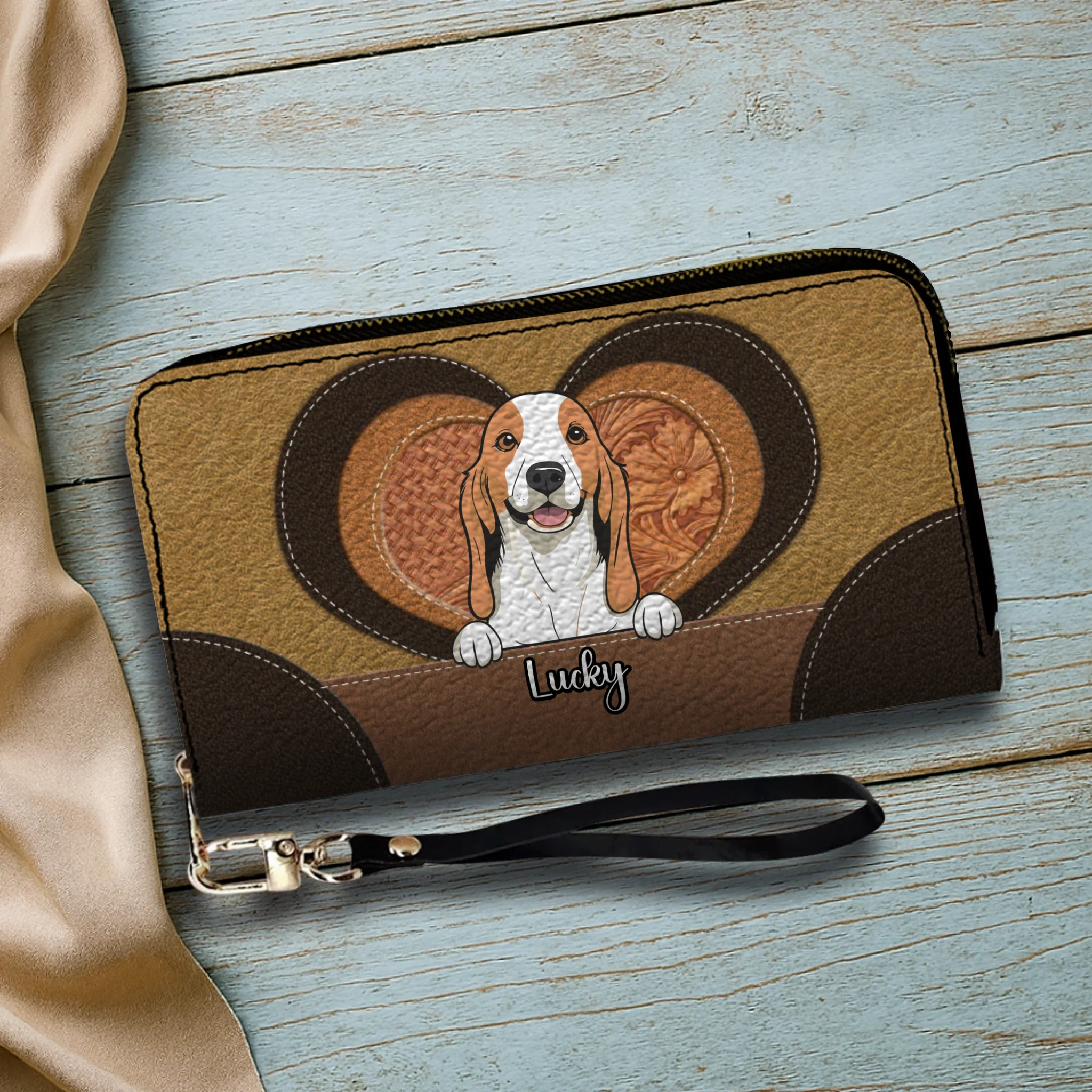 Vintage Style Custom Pet Wallet – Personalized Gift | 89Prints