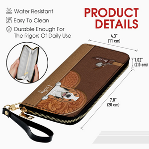 Custom Pet Leather Wallet – Personalized Dog & Cat Signature Wallet | 89Prints