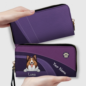 Funny Dog Dad Wallet – Customized Pet Portrait Wallet | 89Prints