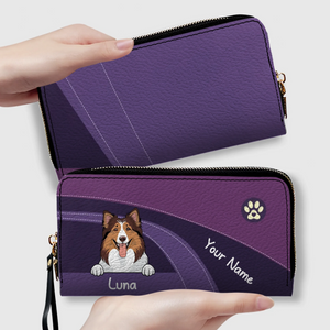 Funny Dog Dad Wallet – Customized Pet Portrait Wallet | 89Prints