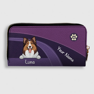 Funny Dog Dad Wallet – Customized Pet Portrait Wallet | 89Prints