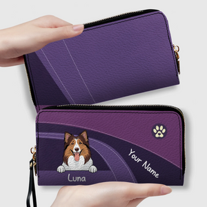 Funny Dog Dad Wallet – Customized Pet Portrait Wallet | 89Prints