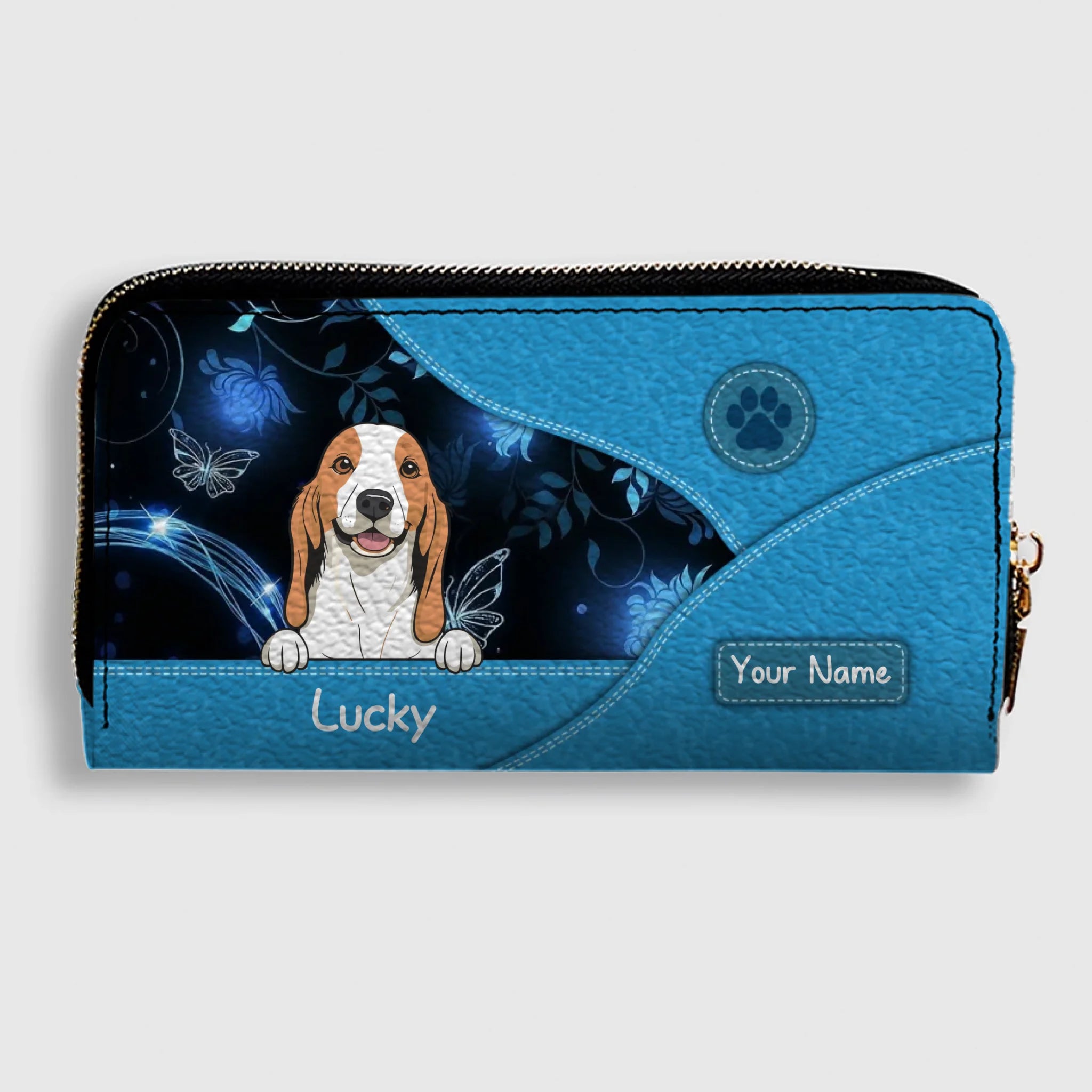 Customized Pet Wallet – Select Text, Color & Pet Count | 89Prints