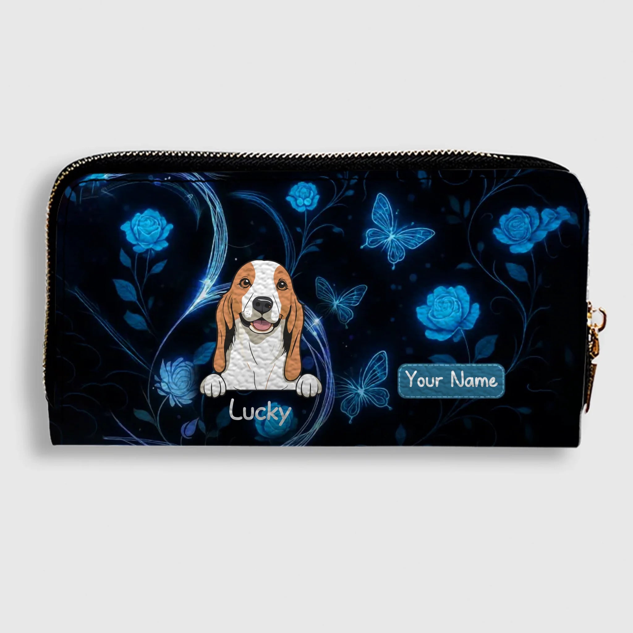 Blue Glow Fantasy Pet Wallet – Personalized Dogs & Cats Wallets | 89Prints