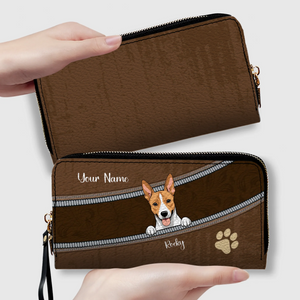 Dog Paw Print Wallet – Custom Dog & Cat Leather Wallets - Gift For Pet Lovers | 89Prints