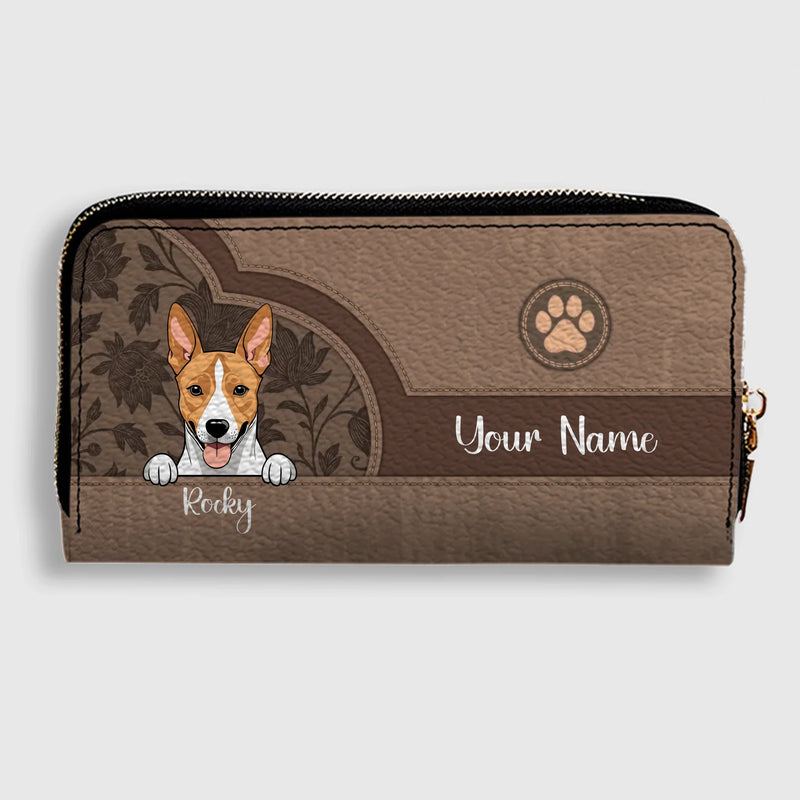 Customized Leather Printed Wallet For Women - Fun Gifts For Dog Lovers – 89Prints