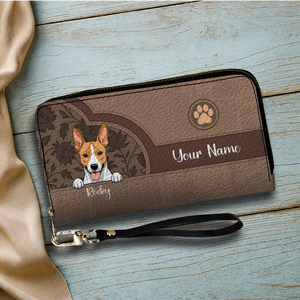 Customized Leather Printed Wallet For Women - Fun Gifts For Dog Lovers – 89Prints