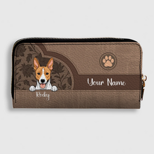Customized Leather Printed Wallet For Women - Fun Gifts For Dog Lovers – 89Prints