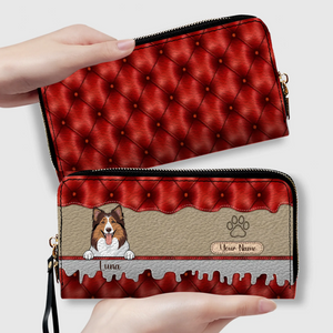 Customized Dog On Wallet – Pick Breeds, Personalized Dog Lovers Gift - 89Prints