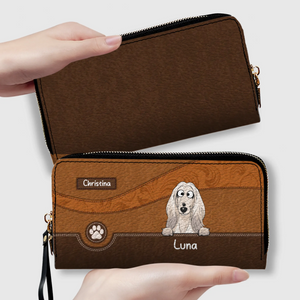 Best Dog Mom Gift Wallet – Personalized Multiple Dogs With Names - 89Prints