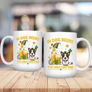 Rainbow St. Patrick’s Day Custom Dog & Cat Mug – Personalized Pet Name Gift – 89Prints