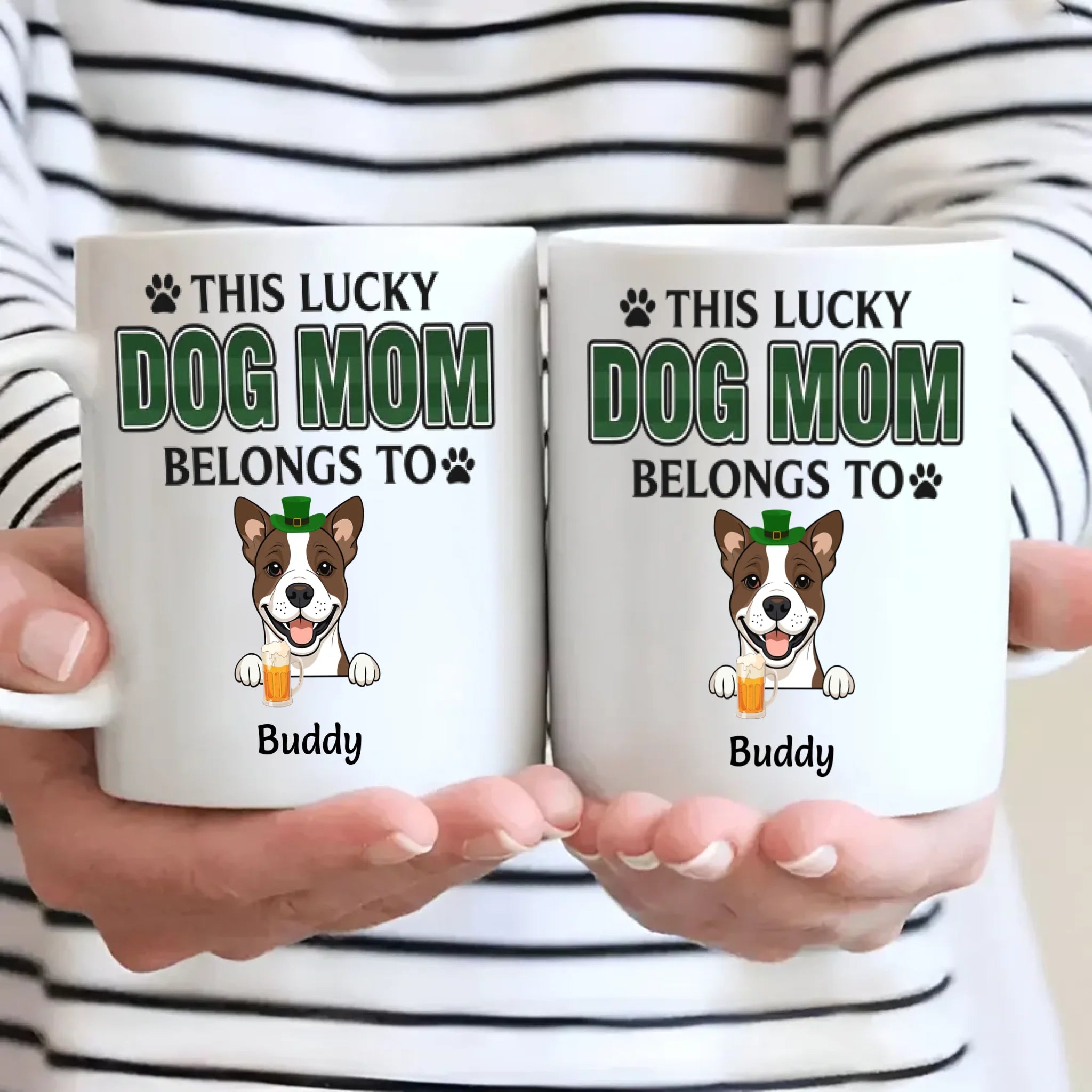 Patrick’s Day Dog Name Mug – Funny St. Patrick’s Day Personalized Dog Name Gift - 89Prints