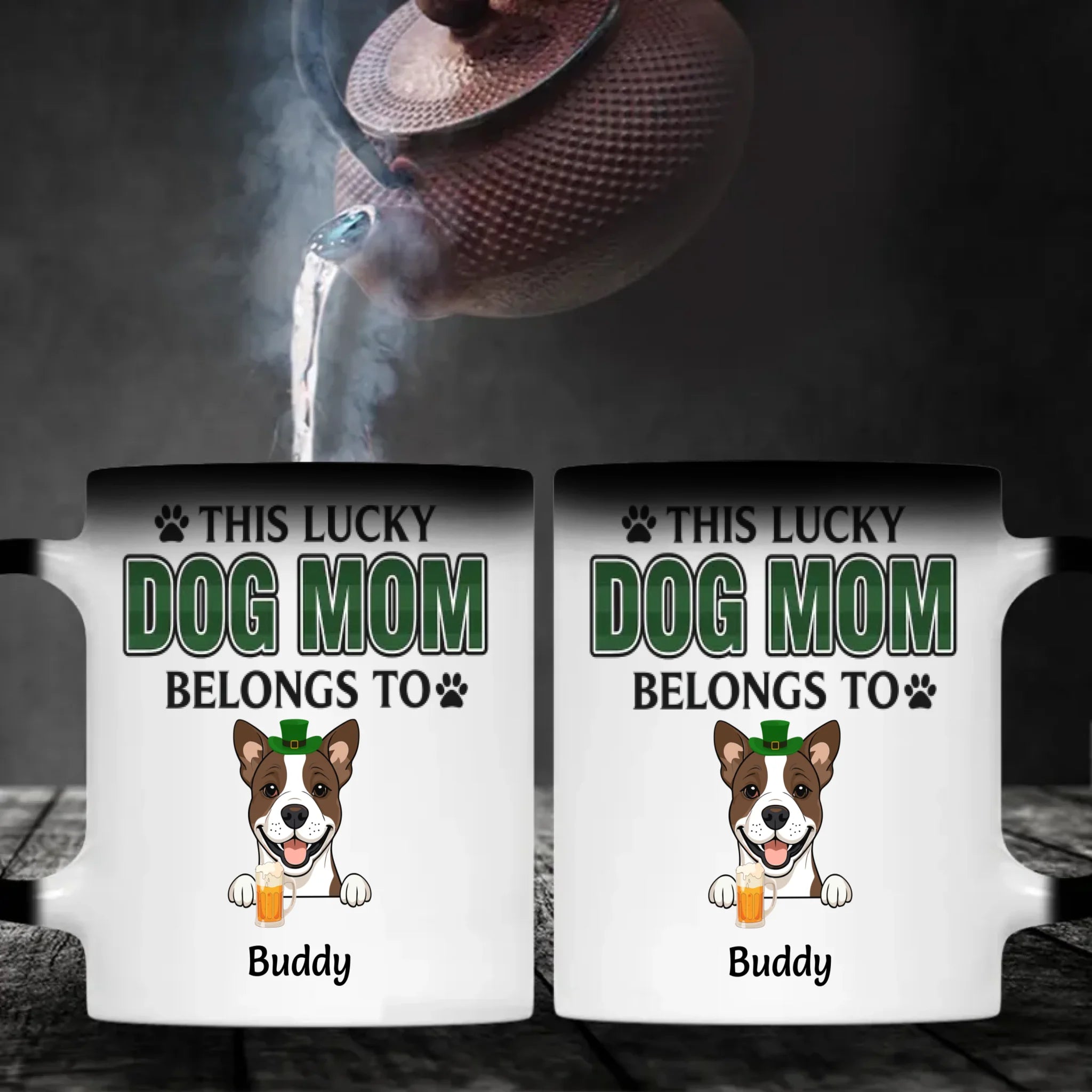 Patrick’s Day Dog Name Mug – Funny St. Patrick’s Day Personalized Dog Name Gift - 89Prints