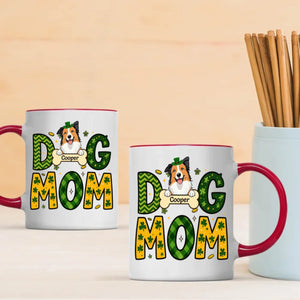 Lucky St. Patrick’s Day Custom Dog & Cat Mug – Personalized Pet Name Gift for Dog Moms – 89Prints