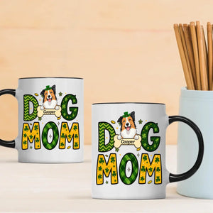 Lucky St. Patrick’s Day Custom Dog & Cat Mug – Personalized Pet Name Gift for Dog Moms – 89Prints