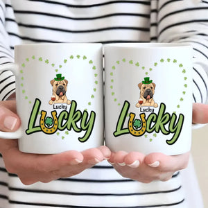 Lucky Shamrock Custom Pet Mug for St. Patrick’s Celebration – Personalized Gift - 89prints