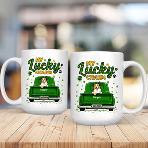 Personalized Shamrock Pet Mug for a Lucky & Happy St. Patrick’s Celebration - 89Prints