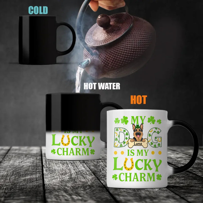 Personalized St. Patrick’s Mug – My Dog Is My Lucky Charm Celebration - 89Prints
