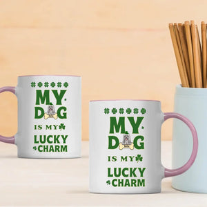 St. Patrick’s Dog Mug – Personalized Lucky Dog Celebration Coffee Cup – 89Prints