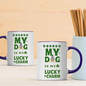 St. Patrick’s Dog Mug – Personalized Lucky Dog Celebration Coffee Cup – 89Prints