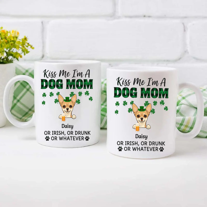 Dog Mom St. Patrick’s Day Mug – Leprechaun Dog & Funny Irish Quote - 89Prints