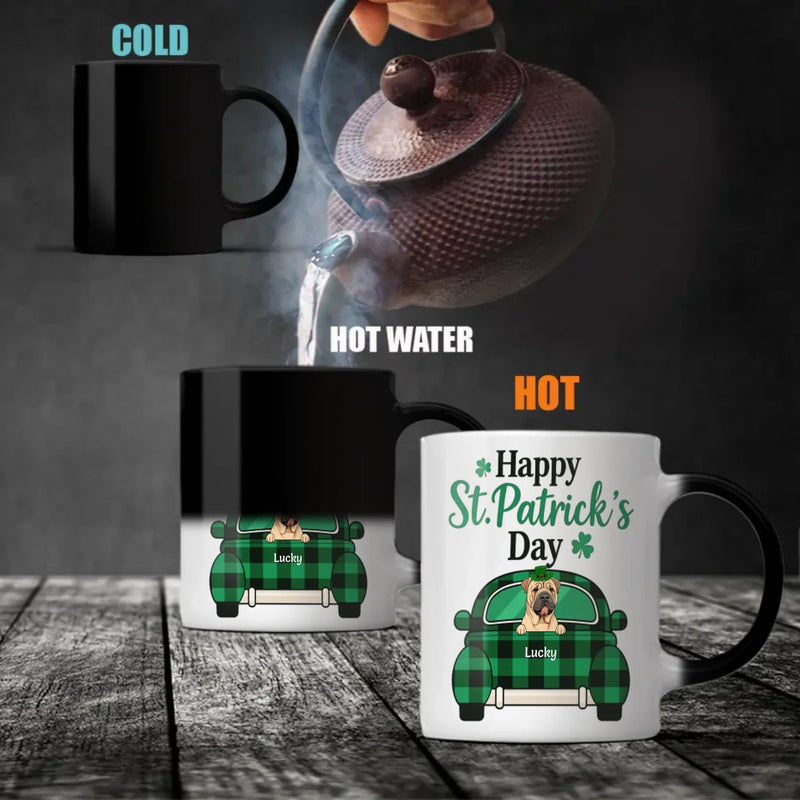 Patrick-Themed Personalized Dog Mug – Funny Custom Dog & Name | 89Prints