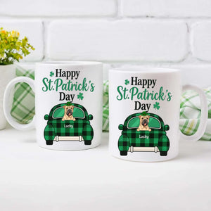Patrick-Themed Personalized Dog Mug – Funny Custom Dog & Name | 89Prints