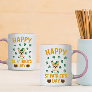 Magic Dog Mug – Leprechaun Dog & Shamrocks for St. Patrick’s Day - 89Prints